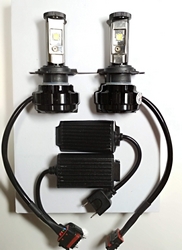 LED TURBO H7 V18s\40W\4000Lm\6000K ������. ���� 9/30V(�-�� 2��.) Cree-���� LED HEADLIGHT HI50W/Lo40W